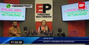 Artista de Concepción llega hasta Río Seco para trabajar con alfareras haciendo piezas con arcilla autóctona