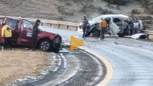 Una colisión frontal se registró esta mañana en Puerto Natales