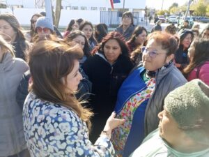 Protesta ayer por traspaso al Servicio Local de Educación