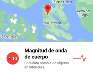 Historia sísmica de la región de  Magallanes y la Antártica chilena