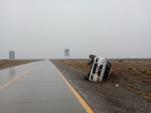 Un accidente se registro en la Ruta 255