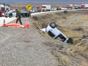 Dos fallecidos dejó volcamiento en Ruta 9 Norte