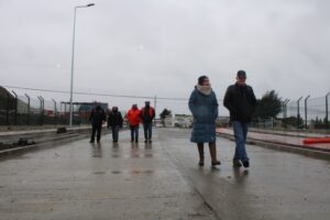 Autoridades inspeccionaron conexión de dos calles en Punta Arenas