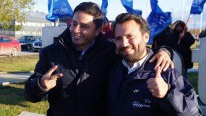 Alcalde Carter viajó a Magallanes para apoyar a candidato a consejero constitucional