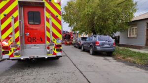 Principio de incendio movilizó a tres compañías de Bomberos