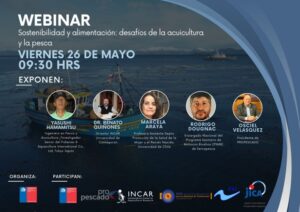 Sernapesca realizará el webinar “Sostenibilidad y Alimentación: desafíos de la acuicultura y pesca”