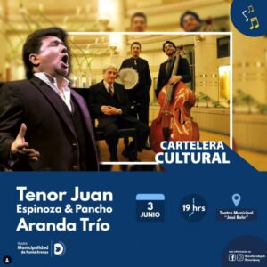 Un paseo por la música del mundo con el tenor Juan Espinosa y Pancho Aranda Trío