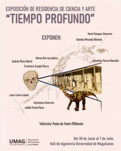 Residencia artística organizada  por UMAG unió arte y ciencia