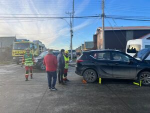 Mujer embarazada resultó lesionada en accidente de tránsito