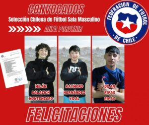 Jóvenes porvenireños fueron convocados a Selección Chilena de Fútbol Sala Masculino