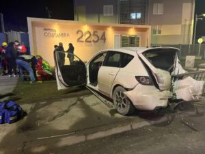 Una persona lesionada dejó accidente de tránsito en Costanera