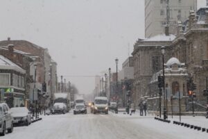 Frío y nieve continúan esta semana en Magallanes