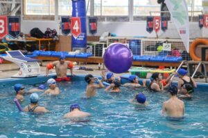 Cerca de 180 niños disfrutaron de Parque Acuático en piscina del Gimnasio Fiscal