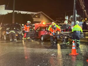 Accidente vehicular con un lesionado