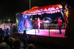Carnaval de Invierno 2023: “ENAPower, el circo de Madagascar” consiguió primer lugar en carro alegórico y comparsa