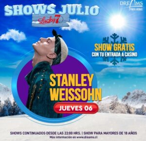 Stanley Weissohn vuelve a Magallanes a presentarse en el Dreams
