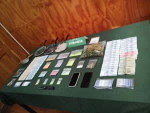 En nueve millones de pesos se calcula droga incautada en procedimiento del viernes