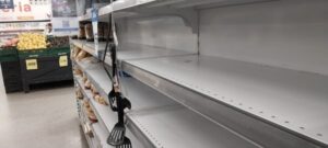 Góndolas vacías en supermercados genera preocupación