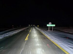 Cierran transitoriamente las principales rutas de Magallanes debido a la nieve y escarcha