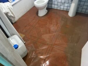 Desde hace dos semanas mujer vive en casa inundada