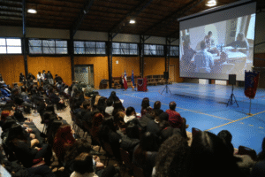 Alumnos del Liceo Sara Braun vieron premiado cortometraje “La Receta de la Abuela”