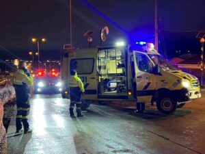 Conductor se descompensó y falleció en la vía pública