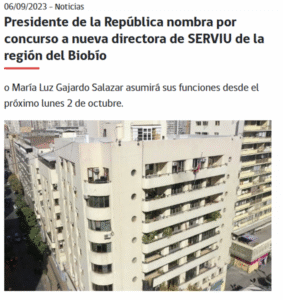 Presidente Boric nombra a cuestionada directora regional del Serviu como directora de la entidad en la Región del Biobío
