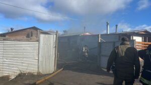 Bebé fallece en medio de incendio en Punta Arenas