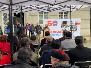Con diversos actos se conmemoraron los 50 años del quiebre de la democracia en Chile