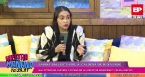 Alcaldesa de Río Verde criticó a Vialidad por mal estado de rutas