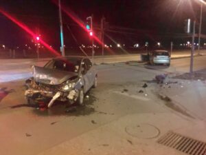 Conductor ebrio protagonizó espectacular colisión en Avenida Frei con Ovejero