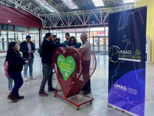 Campaña solidaria para recolección de tapitas al interior de la Universidad de Magallanes