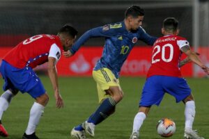 Luis Díaz y James Rodríguez  encabezan nómina de Colombia  para enfrentar a Chile