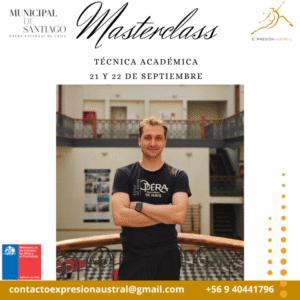 Magallánico impartirá “Masterclass” de Ballet en Punta Arenas