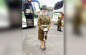 La destacada participación de una magallánica en la  Parada Militar en Santiago