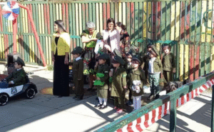 Párvulos del Jardín Infantil Archipiélago de Chiloé vivieron su propia Parada Militar