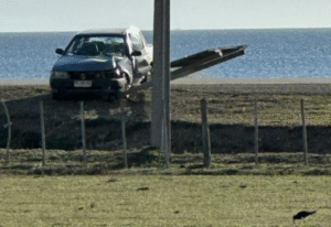 Retirado de circulación vehículo abandonado en la Ruta 9 Sur