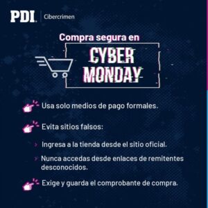Cyber Monday 2023: conozca las recomendaciones de la PDI para compras seguras