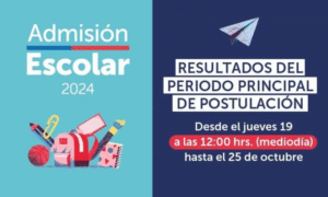 Hasta el miércoles se puede revisar los resultados del Sistema de Admisión Escolar