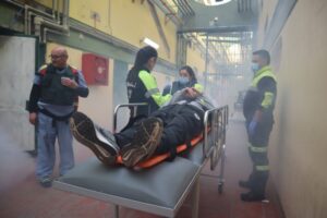 Se realizó simulacro de “emergencia de magnitud” en cárcel de Punta Arenas  para ensayar protocolos