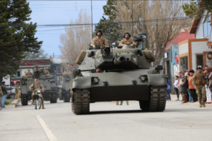 Regimiento Lanceros brilló en su bicentenario celebrado en Natales