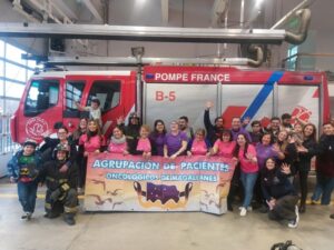Quinta Compañía realizó actividad  por el cáncer de mama