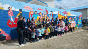 Con danza preescolar e inauguración de mural culminó proyecto Patios Culturales