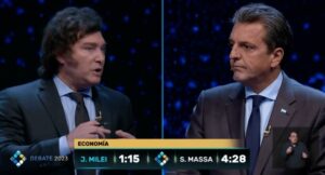 El intenso debate entre Javier Milei y Sergio Massa que sacó chispas