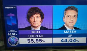 Javier Milei será el próximo presidente de Argentina