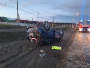 Volcamiento en Ruta 9 Norte dejó a una persona lesionada