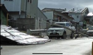 Estragos causó el temporal de viento en Punta Arenas
