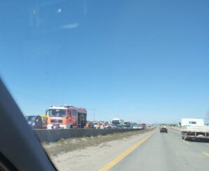 Se registró un accidente de tránsito en Ruta 9 Norte