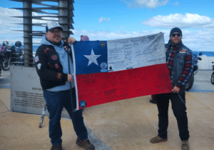Con un pie de cueca se celebró el arribo de la Bandera Nacional a Punta Arenas