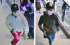 Revelan imágenes de ladrones de la Galería Palace buscados por las policías